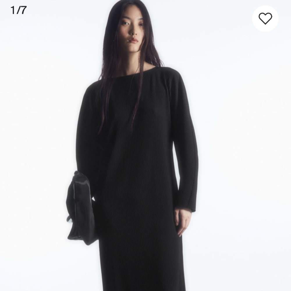 COS Pleated Midi Dress NWT Med